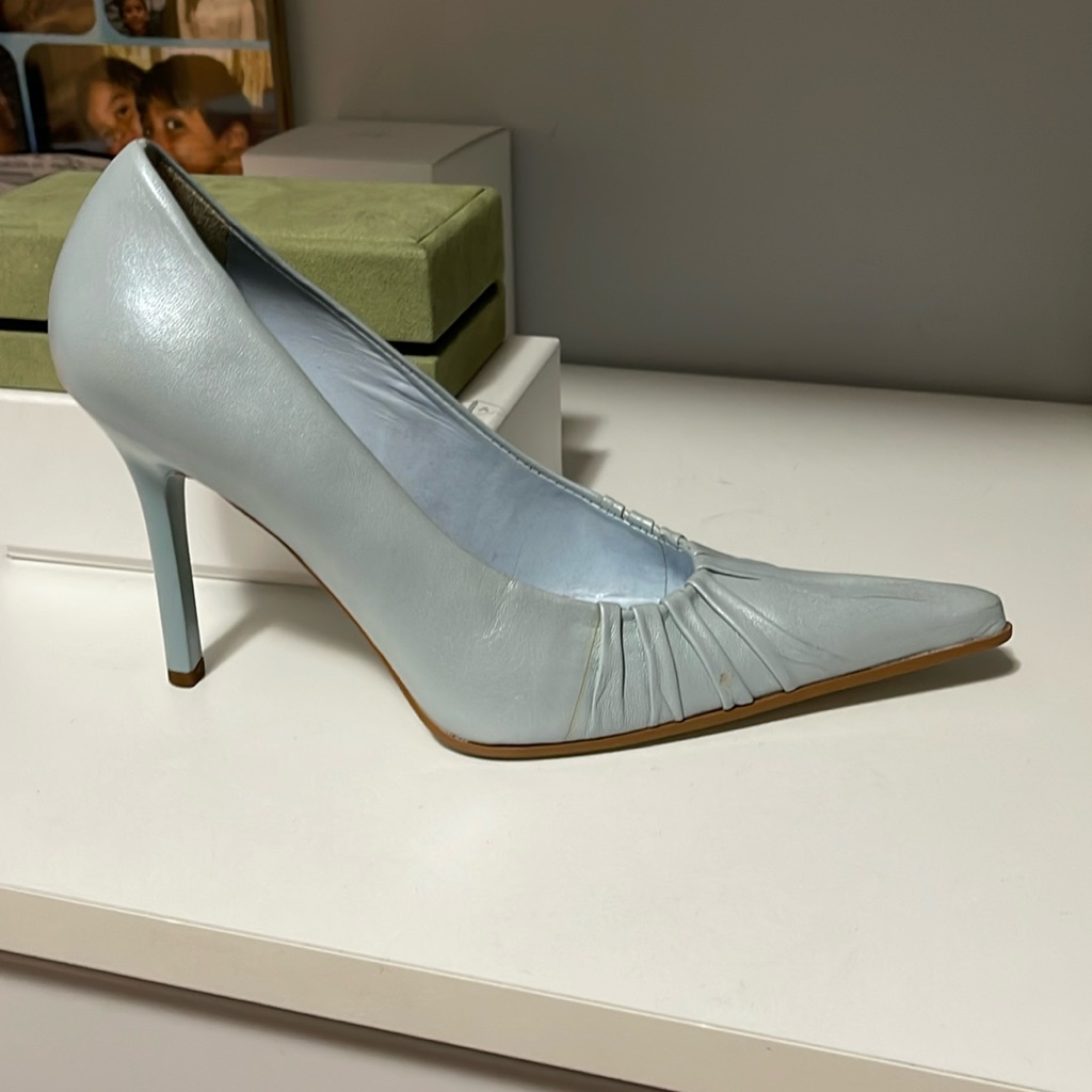 Baby Blue Aldo Stilettos Used As Is